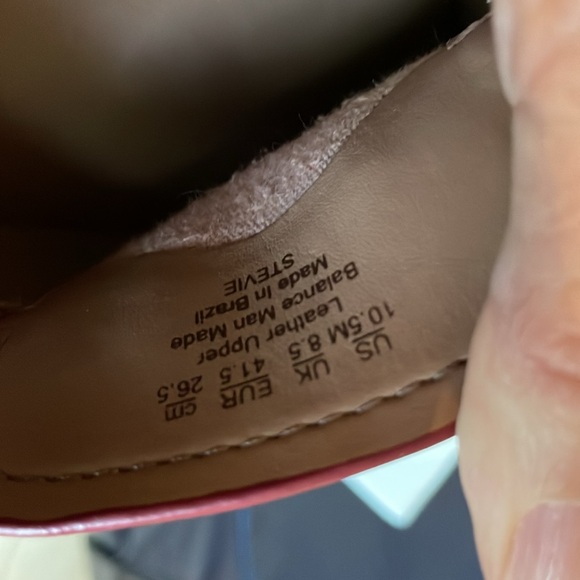 Naturalizer Women’s Loafer Shoes Size 10.5 Red Leather Preppy Classic Academia - Picture 8 of 8